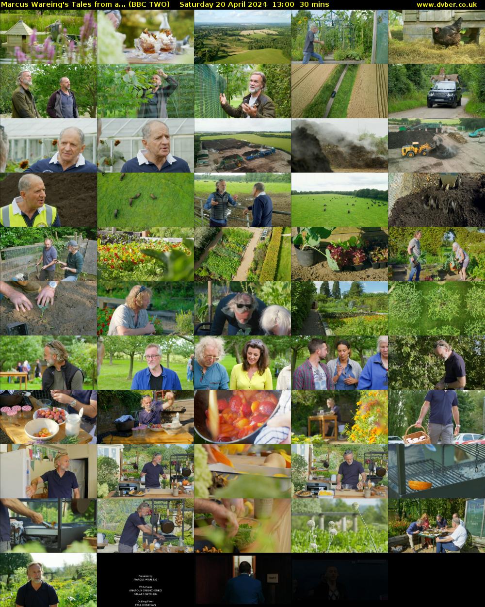 Marcus Wareing's Tales from a... (BBC TWO) Saturday 20 April 2024 13:00 - 13:30