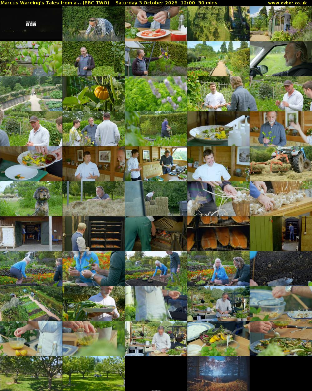 Marcus Wareing's Tales from a... (BBC TWO) Saturday 3 October 2026 12:00 - 12:30