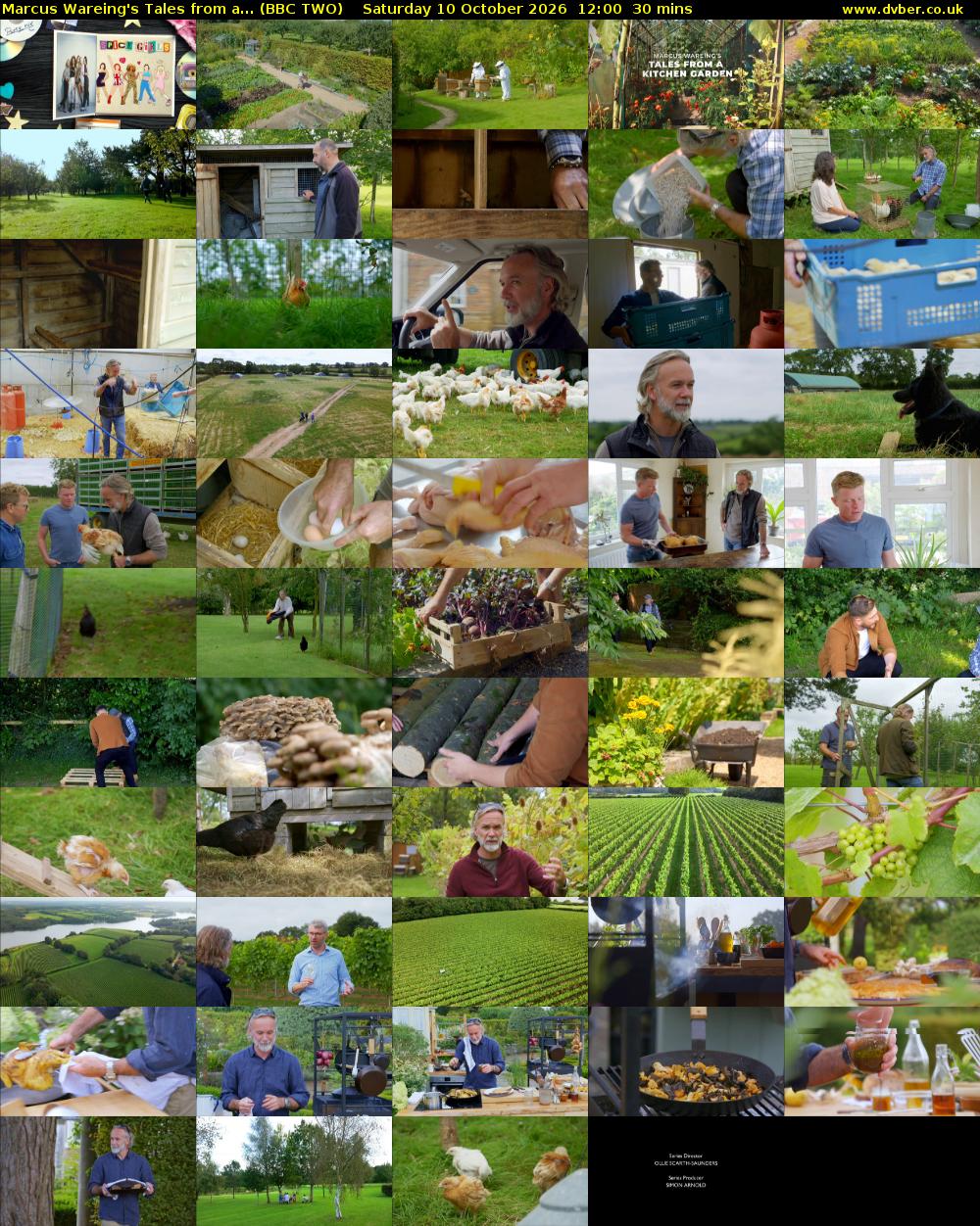 Marcus Wareing's Tales from a... (BBC TWO) Saturday 10 October 2026 12:00 - 12:30