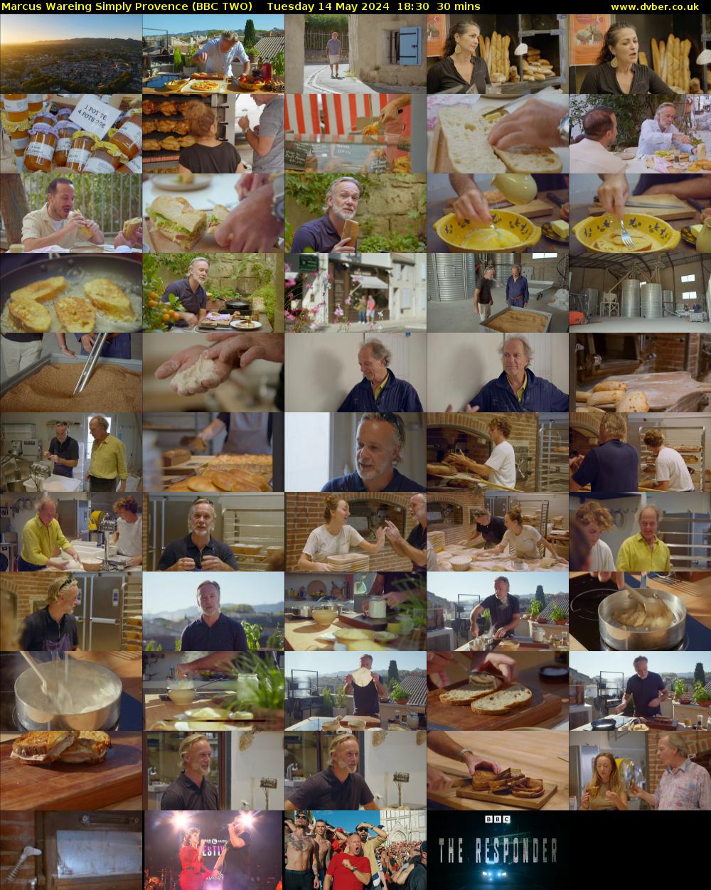 Marcus Wareing Simply Provence (BBC TWO) Tuesday 14 May 2024 18:30 - 19:00