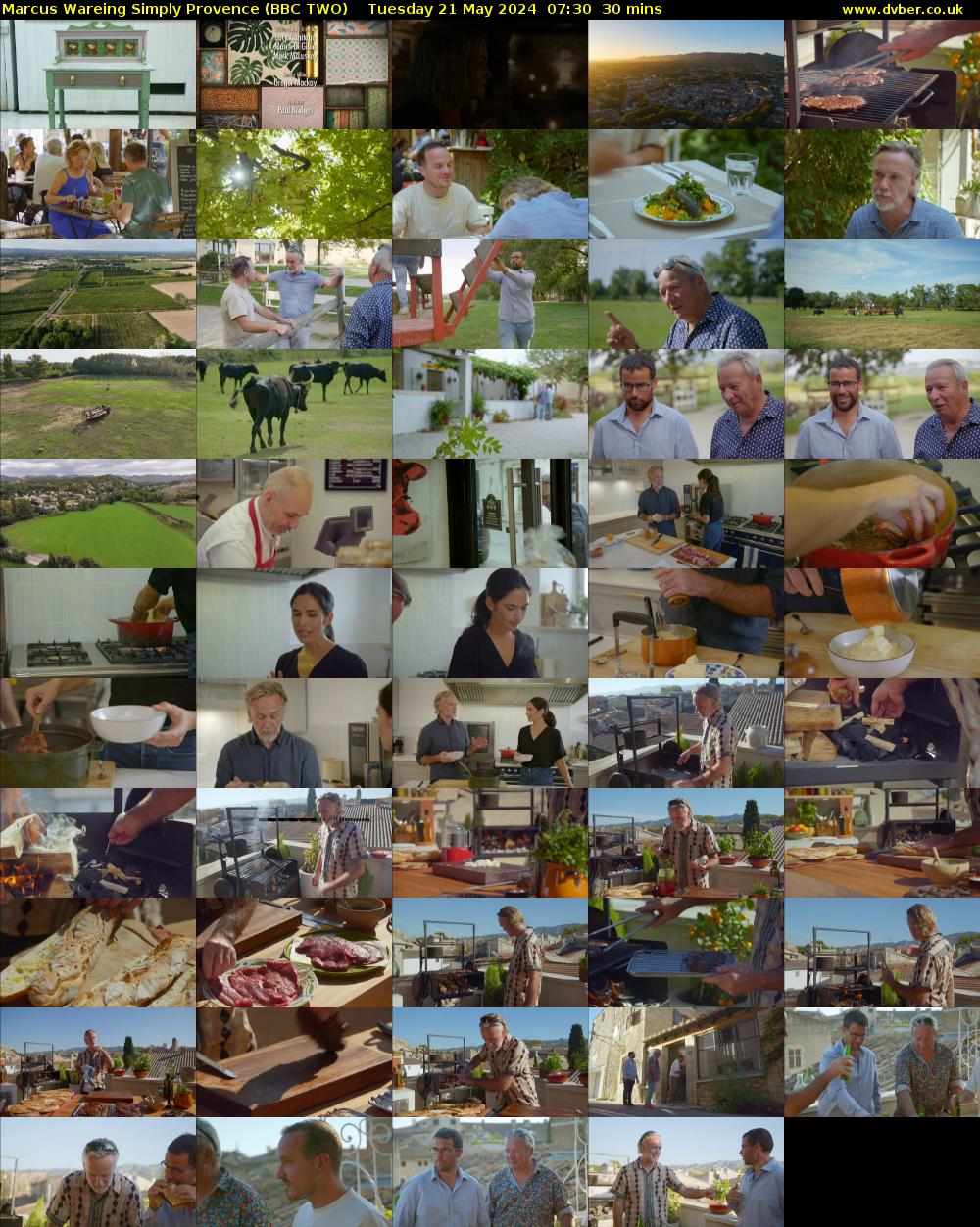 Marcus Wareing Simply Provence (BBC TWO) Tuesday 21 May 2024 07:30 - 08:00