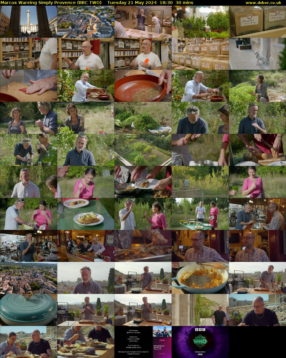 Marcus Wareing Simply Provence (BBC TWO) Tuesday 21 May 2024 18:30 - 19:00