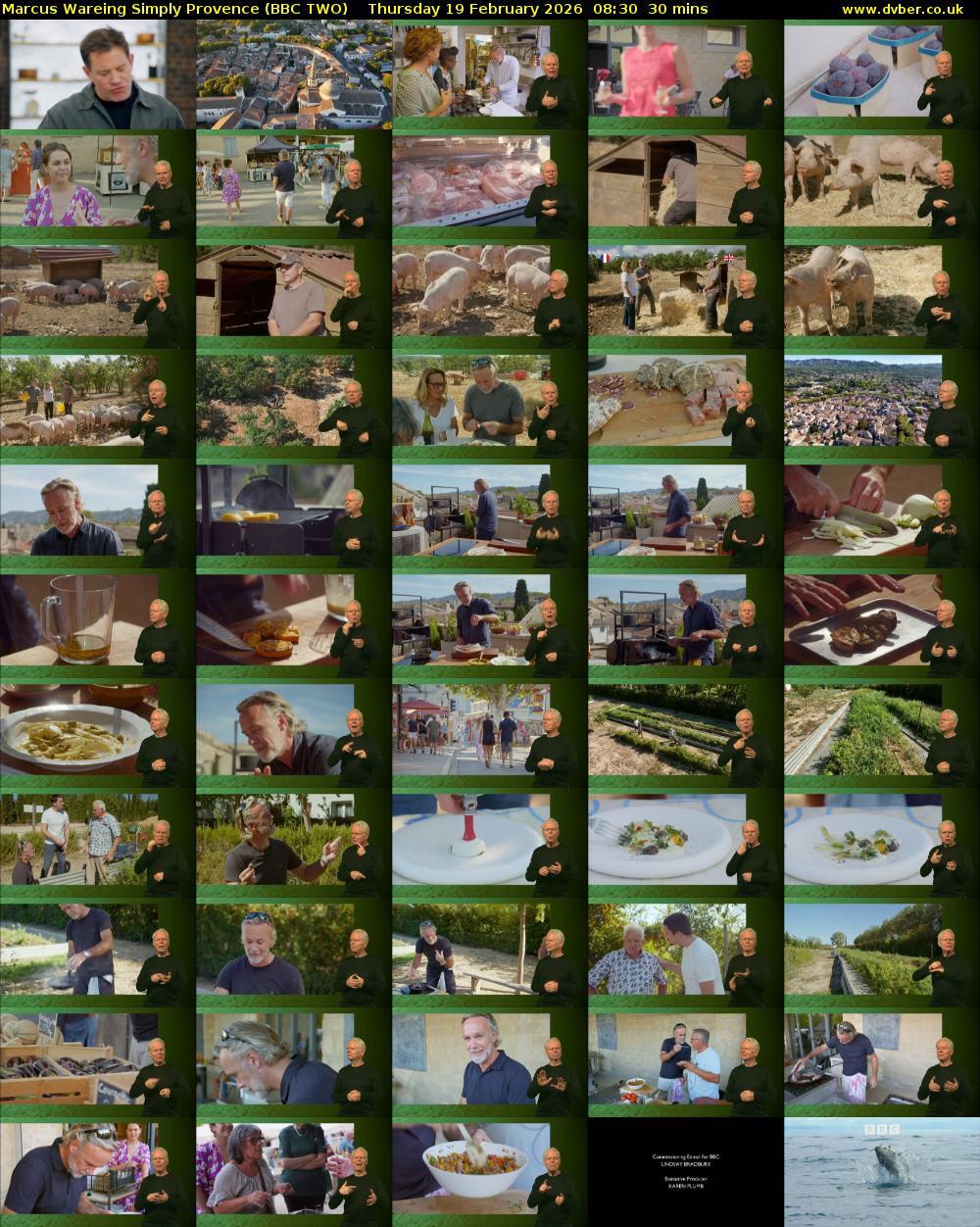 Marcus Wareing Simply Provence (BBC TWO) Thursday 19 February 2026 08:30 - 09:00