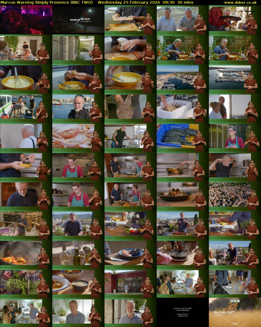 Marcus Wareing Simply Provence (BBC TWO) Wednesday 25 February 2026 08:30 - 09:00