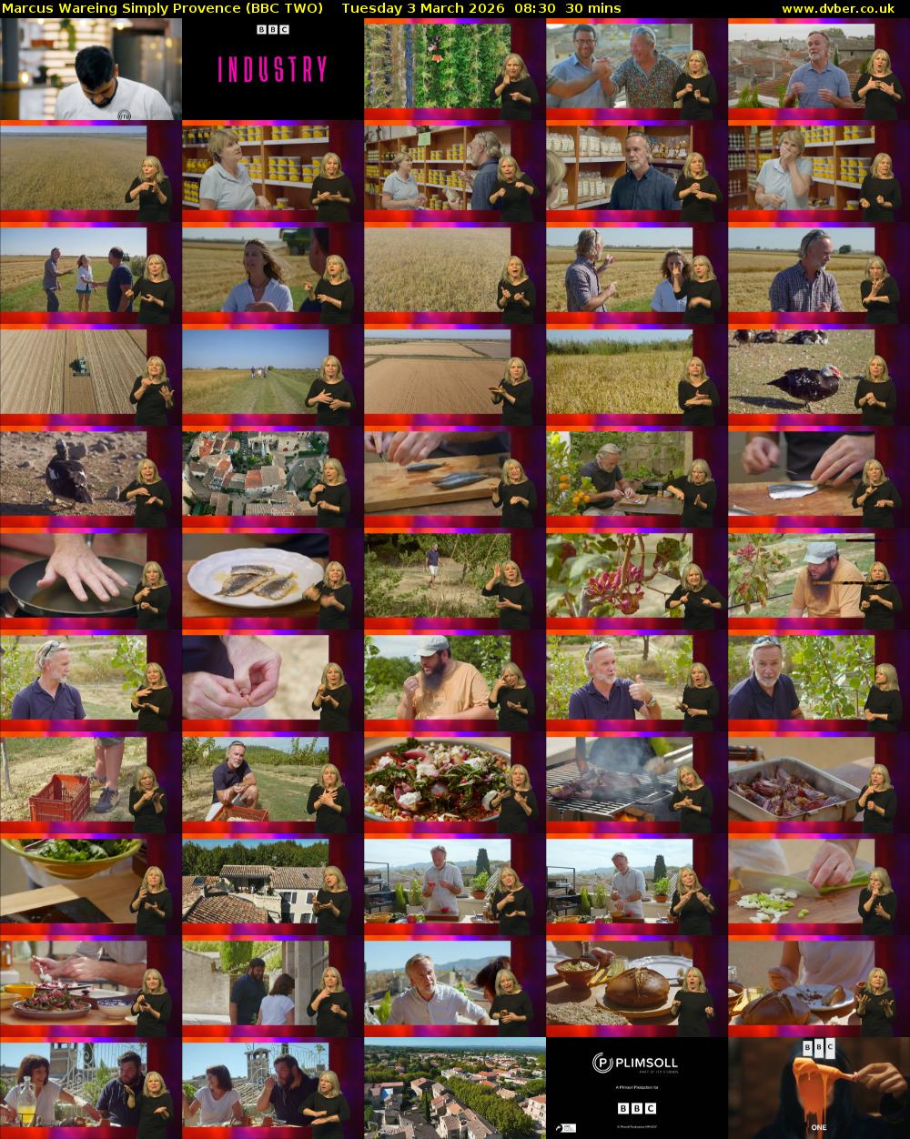 Marcus Wareing Simply Provence (BBC TWO) Tuesday 3 March 2026 08:30 - 09:00