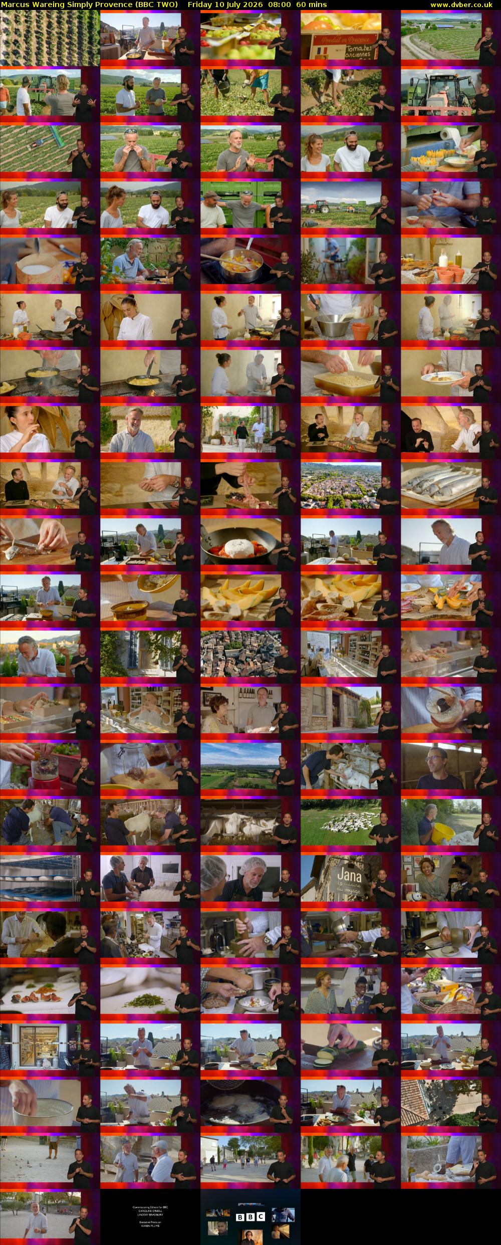 Marcus Wareing Simply Provence (BBC TWO) Friday 10 July 2026 08:00 - 09:00