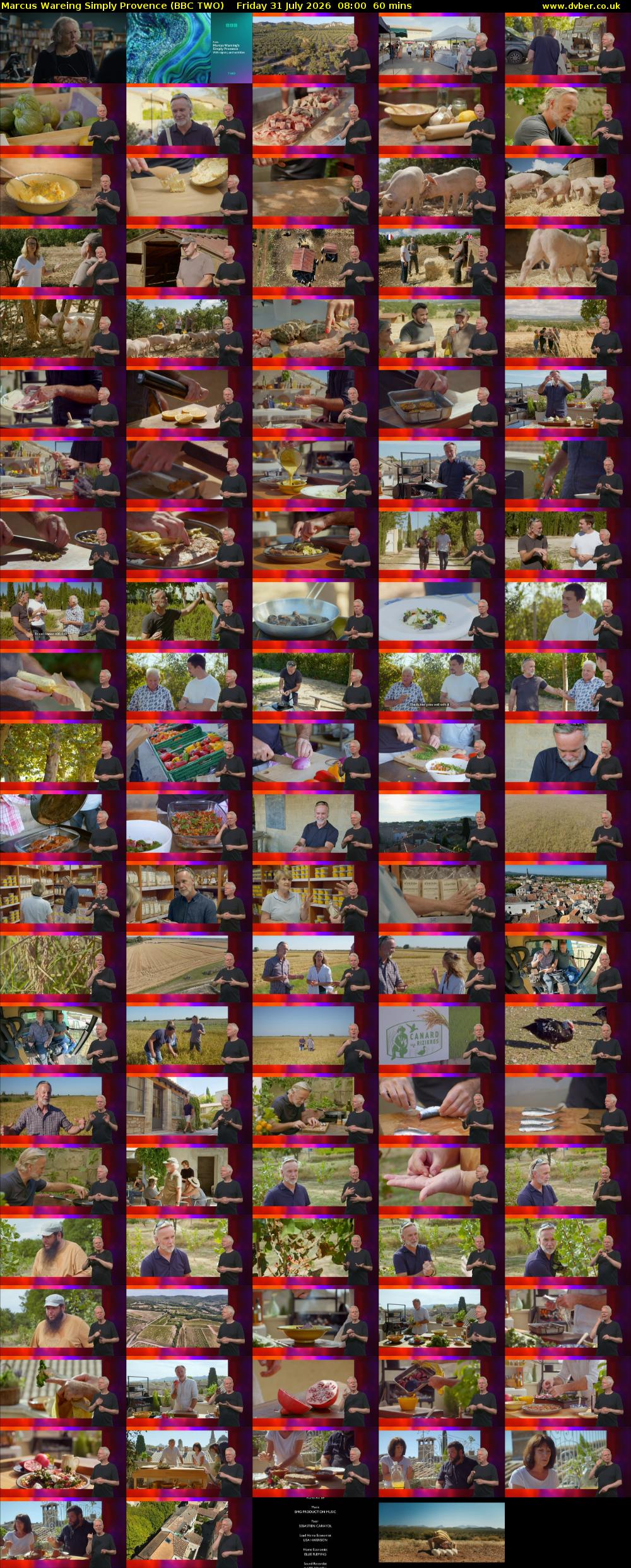 Marcus Wareing Simply Provence (BBC TWO) Friday 31 July 2026 08:00 - 09:00