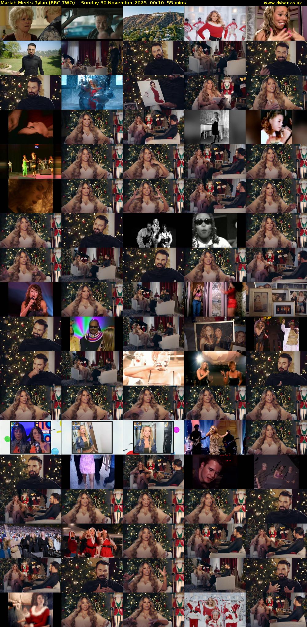 Mariah Meets Rylan (BBC TWO) Sunday 30 November 2025 00:10 - 01:05