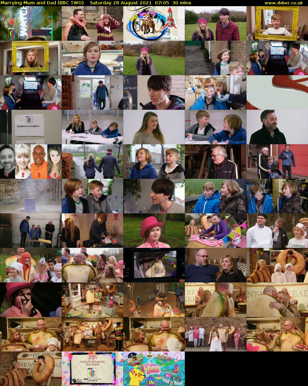 Marrying Mum and Dad (BBC TWO) Saturday 28 August 2021 07:05 - 07:35