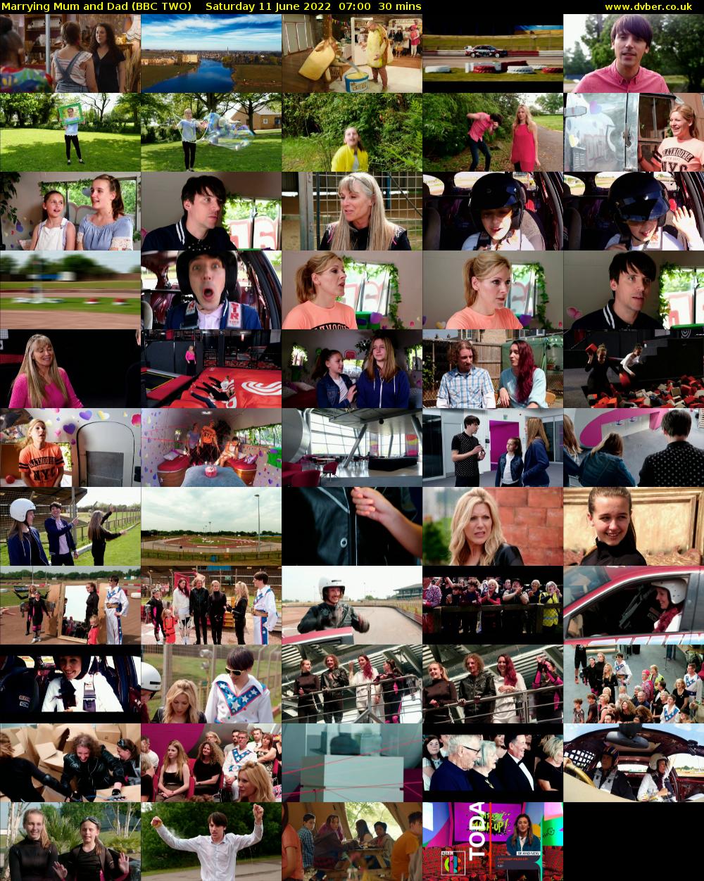 Marrying Mum and Dad (BBC TWO) Saturday 11 June 2022 07:00 - 07:30