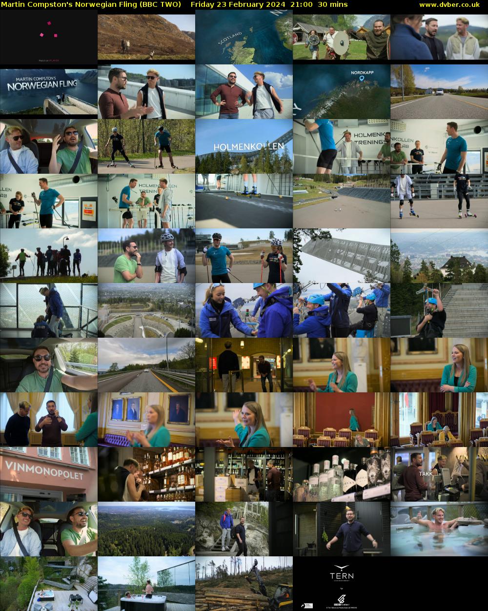 Martin Compston's Norwegian Fling (BBC TWO) Friday 23 February 2024 21:00 - 21:30