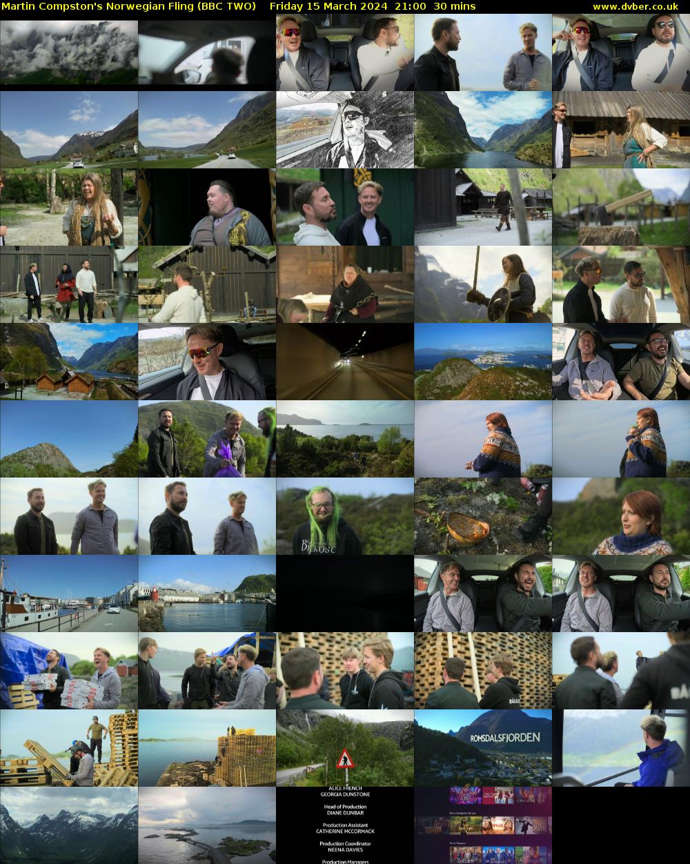 Martin Compston's Norwegian Fling (BBC TWO) Friday 15 March 2024 21:00 - 21:30