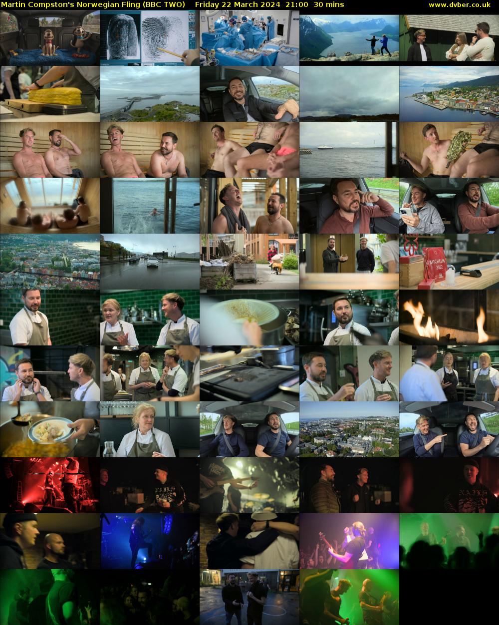 Martin Compston's Norwegian Fling (BBC TWO) Friday 22 March 2024 21:00 - 21:30