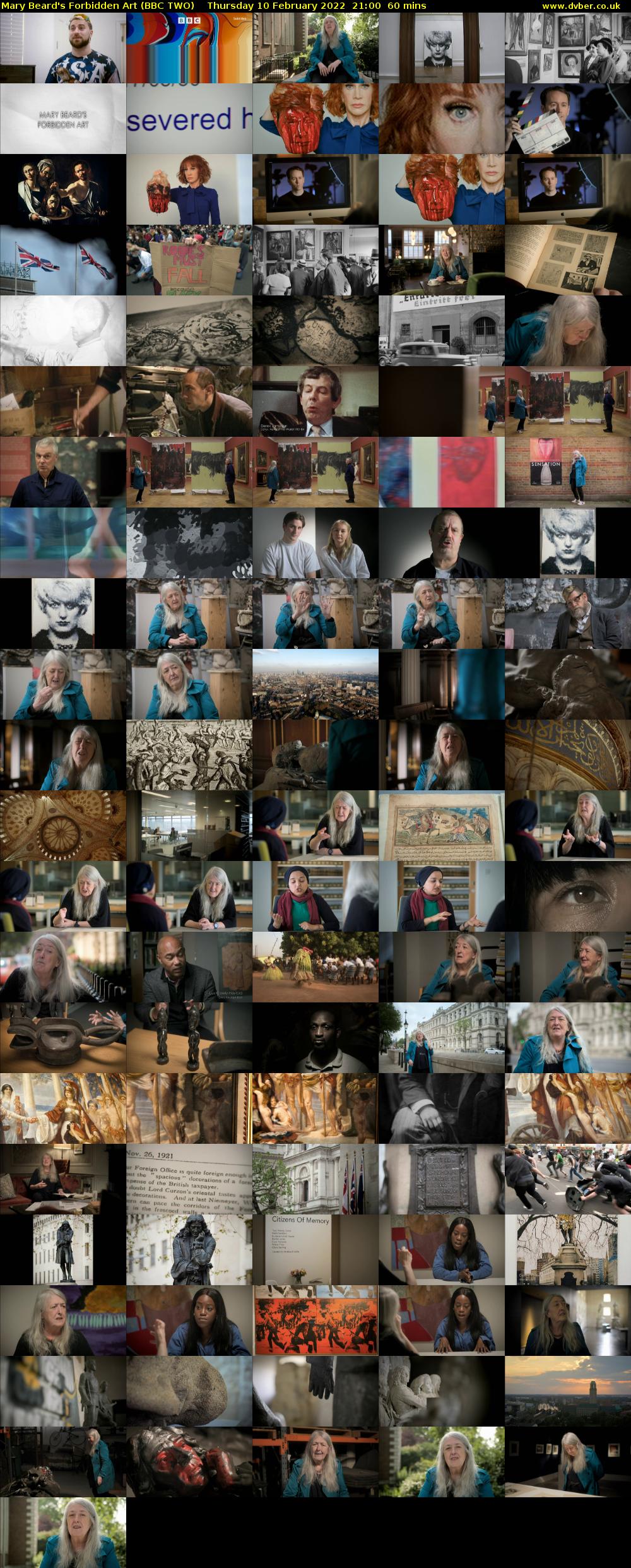 Mary Beard's Forbidden Art (BBC TWO) Thursday 10 February 2022 21:00 - 22:00