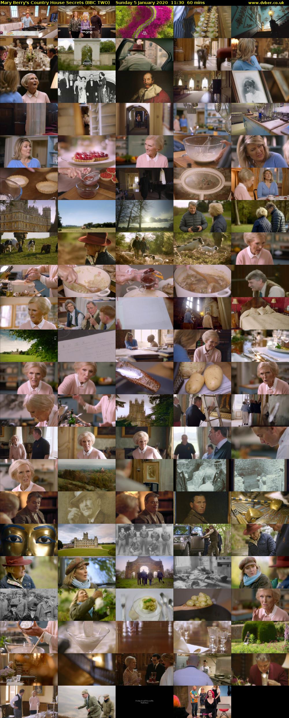 Mary Berry's Country House Secrets (BBC TWO) Sunday 5 January 2020 11:30 - 12:30