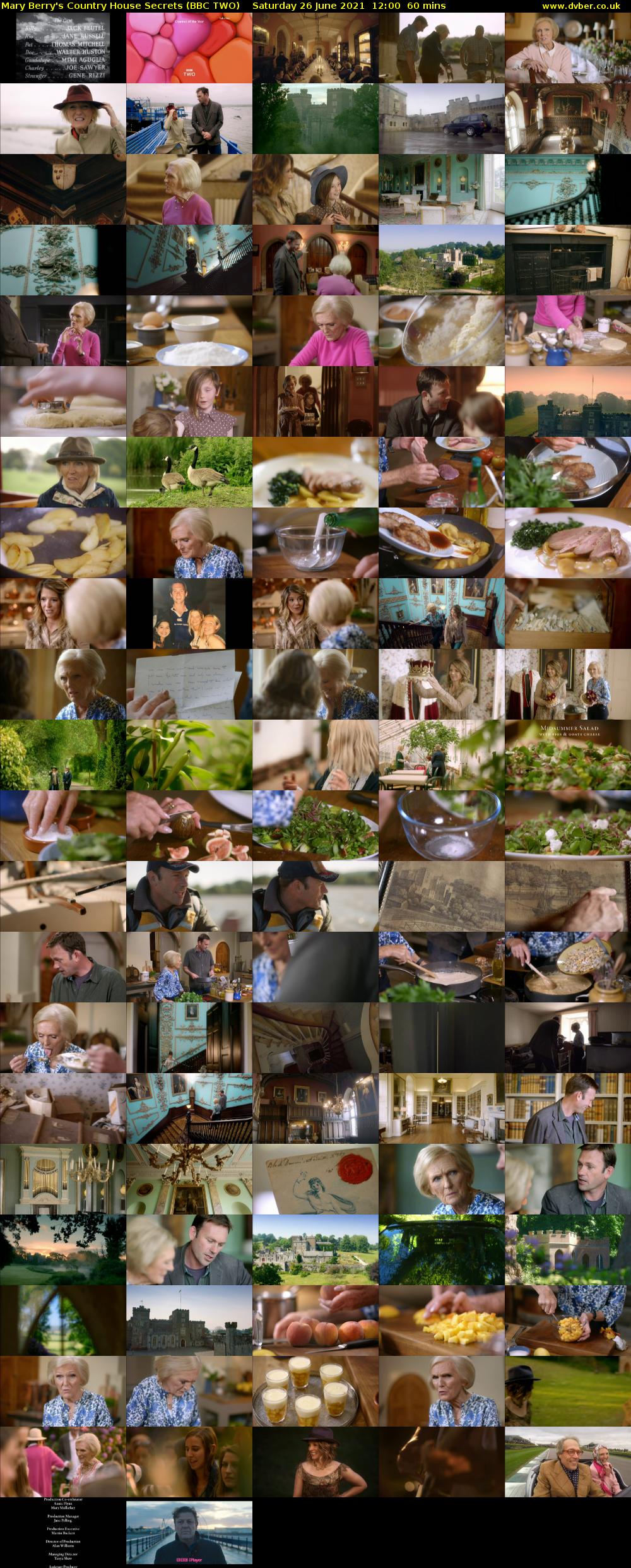 Mary Berry's Country House Secrets (BBC TWO) Saturday 26 June 2021 12:00 - 13:00