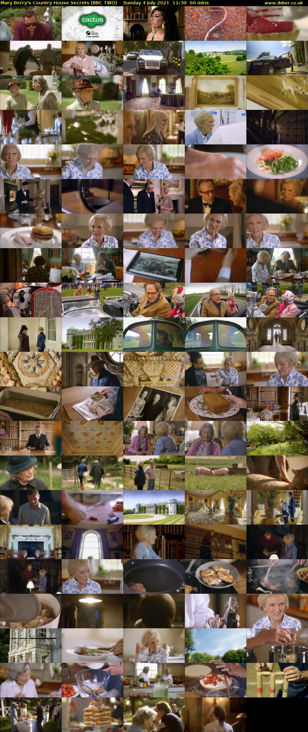 Mary Berry's Country House Secrets (BBC TWO) Sunday 4 July 2021 11:30 - 12:30