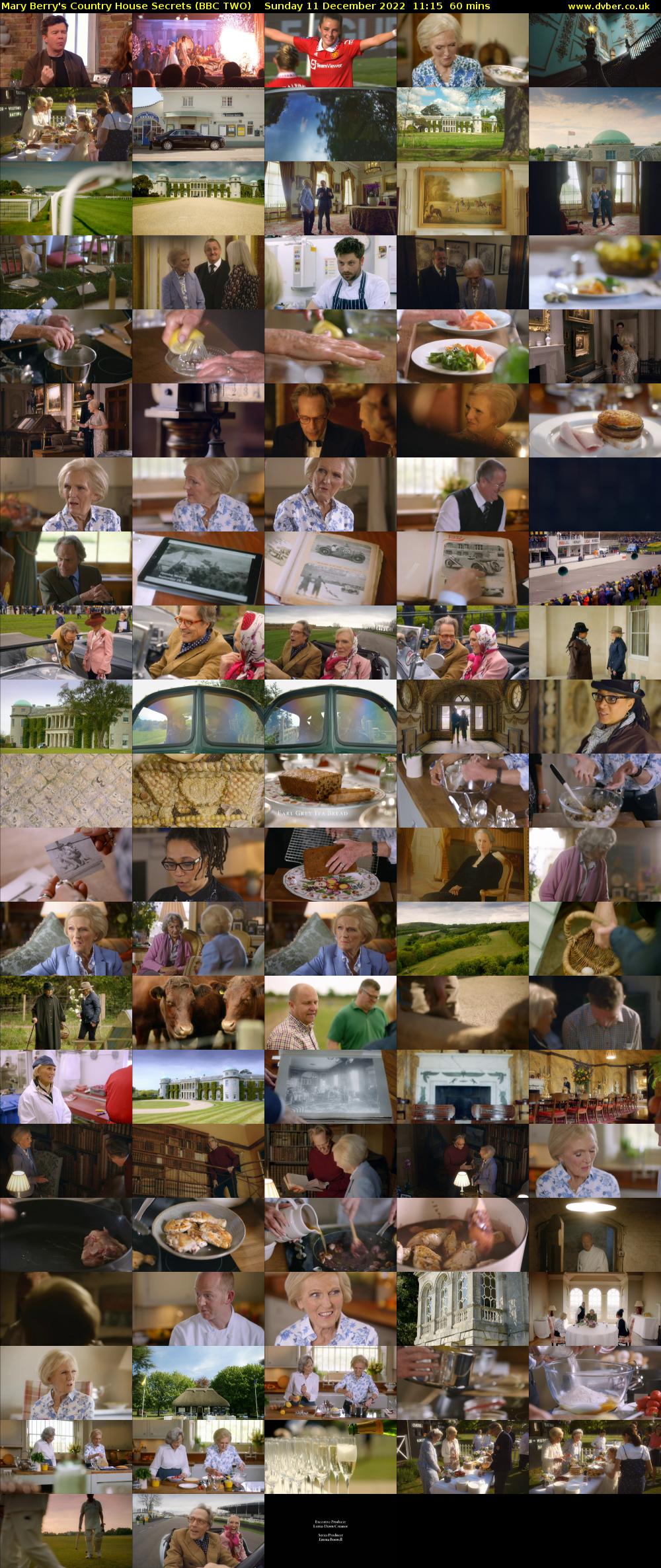 Mary Berry's Country House Secrets (BBC TWO) Sunday 11 December 2022 11:15 - 12:15