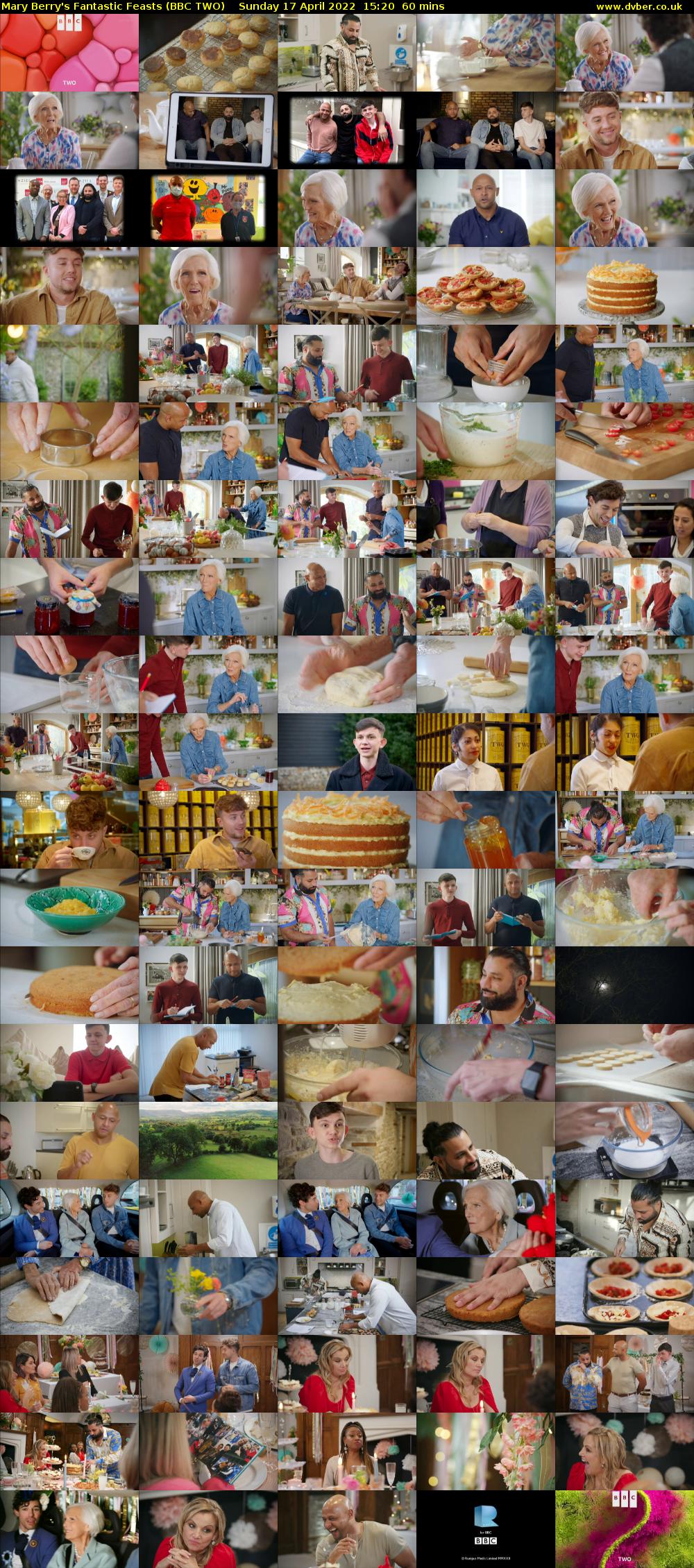 Mary Berry's Fantastic Feasts (BBC TWO) Sunday 17 April 2022 15:20 - 16:20
