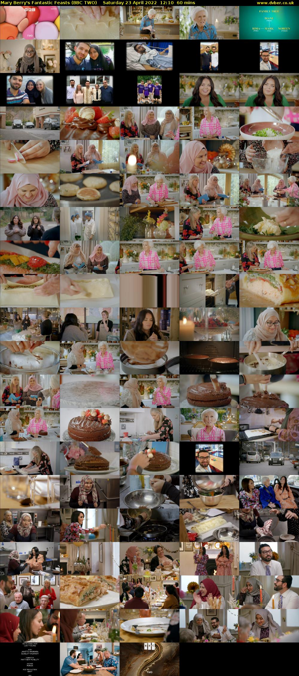 Mary Berry's Fantastic Feasts (BBC TWO) Saturday 23 April 2022 12:10 - 13:10