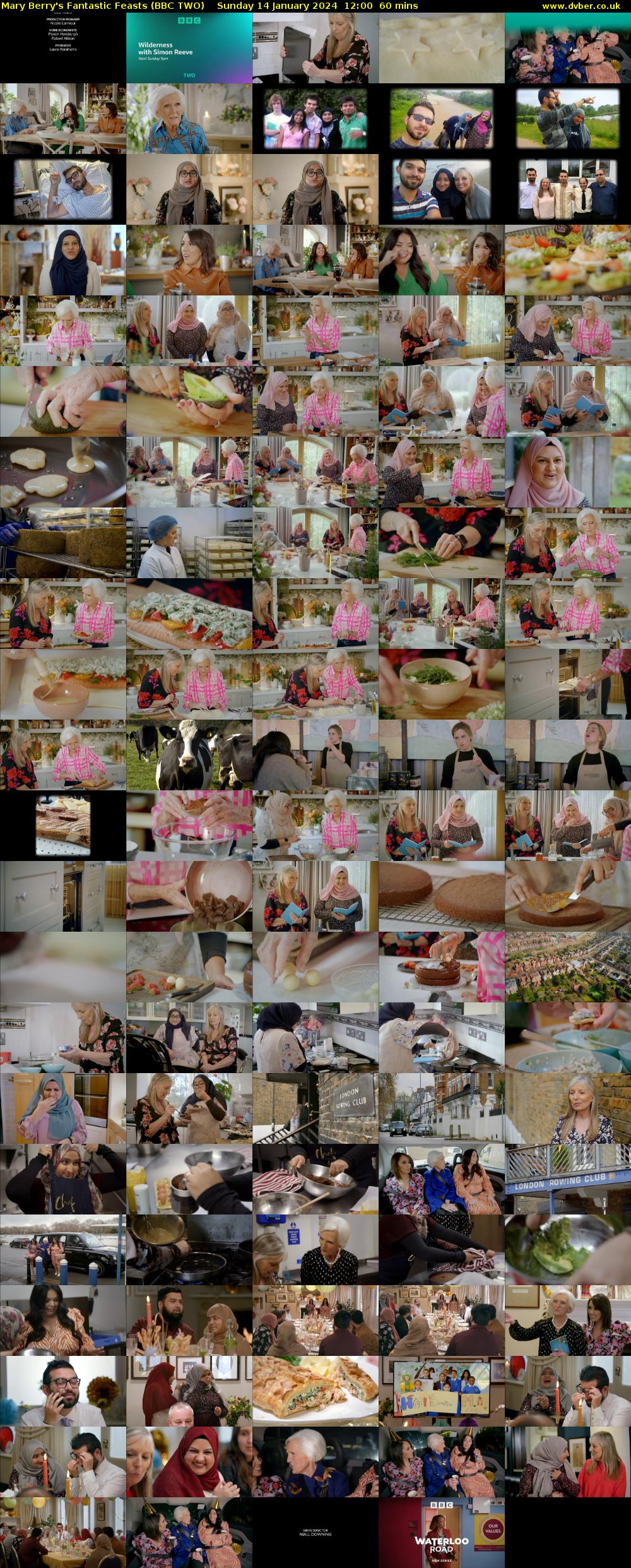 Mary Berry's Fantastic Feasts (BBC TWO) Sunday 14 January 2024 12:00 - 13:00