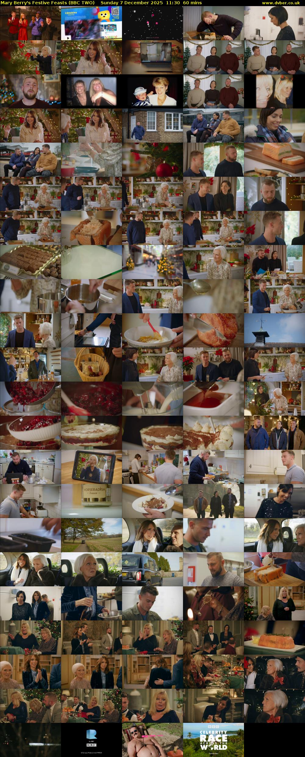 Mary Berry's Festive Feasts (BBC TWO) Sunday 7 December 2025 11:30 - 12:30