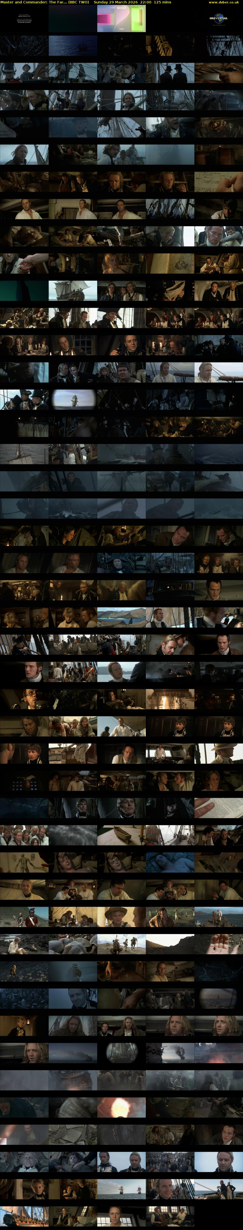 Master and Commander: The Far... (BBC TWO) Sunday 29 March 2026 22:00 - 00:05