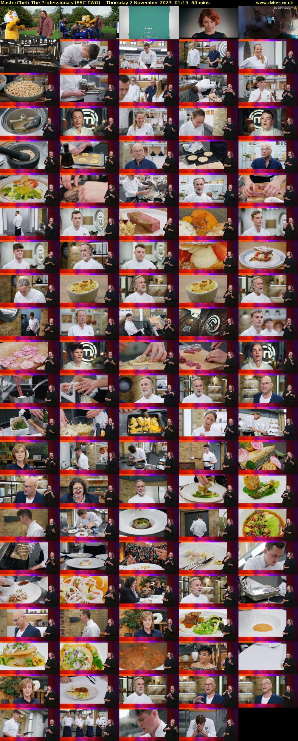 MasterChef: The Professionals (BBC TWO) Thursday 2 November 2023 01:15 - 02:15