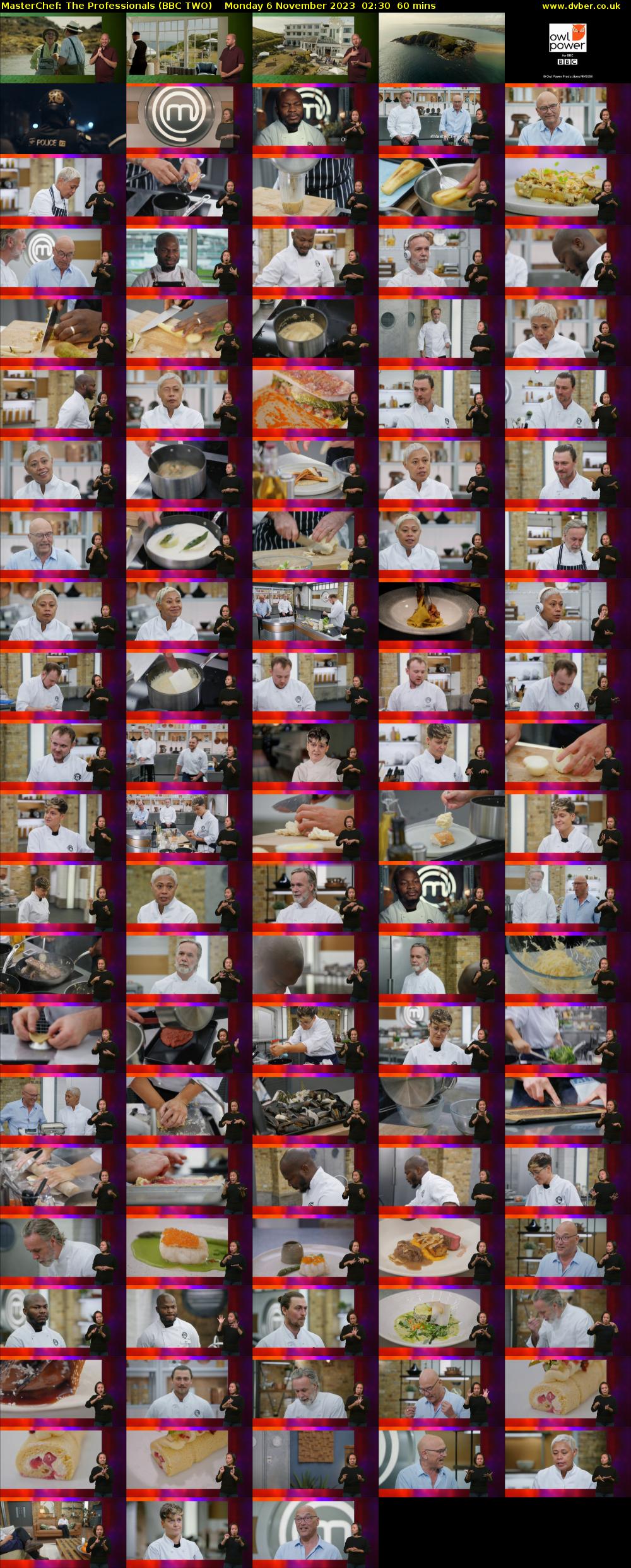 MasterChef: The Professionals (BBC TWO) Monday 6 November 2023 02:30 - 03:30