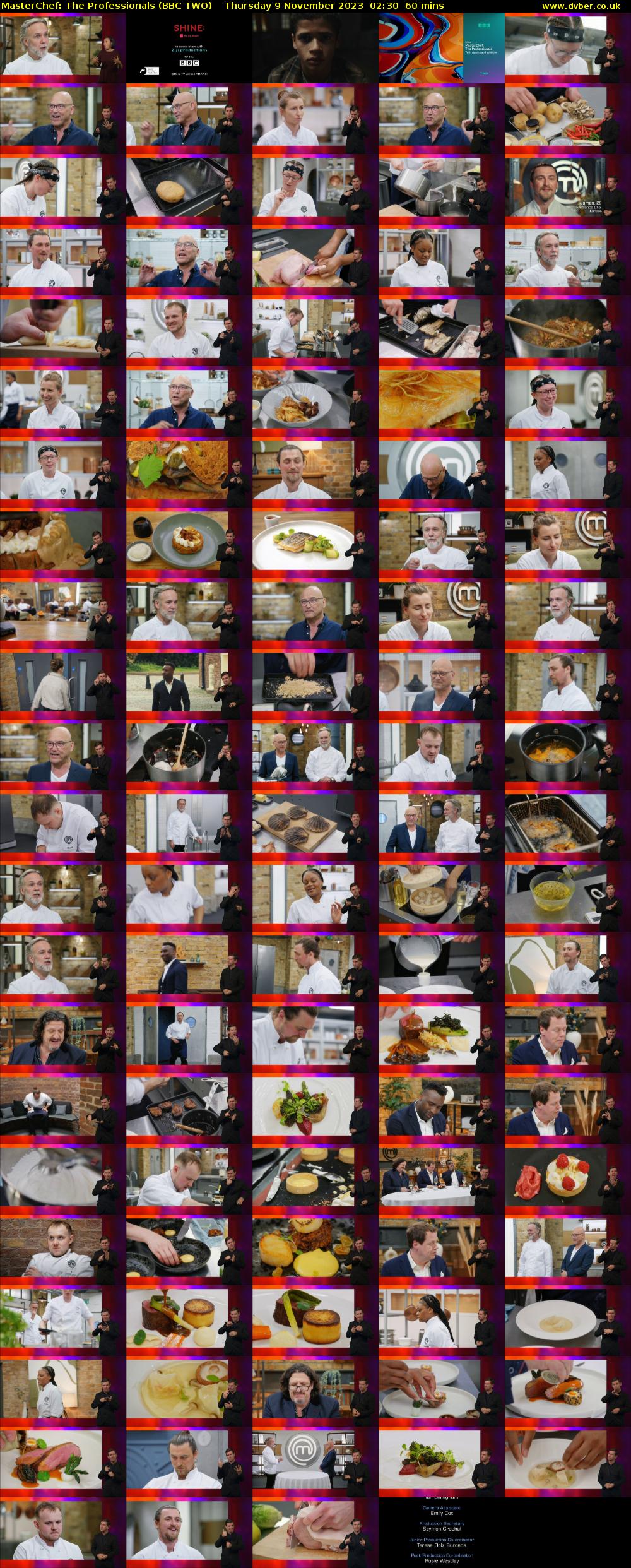 MasterChef: The Professionals (BBC TWO) Thursday 9 November 2023 02:30 - 03:30