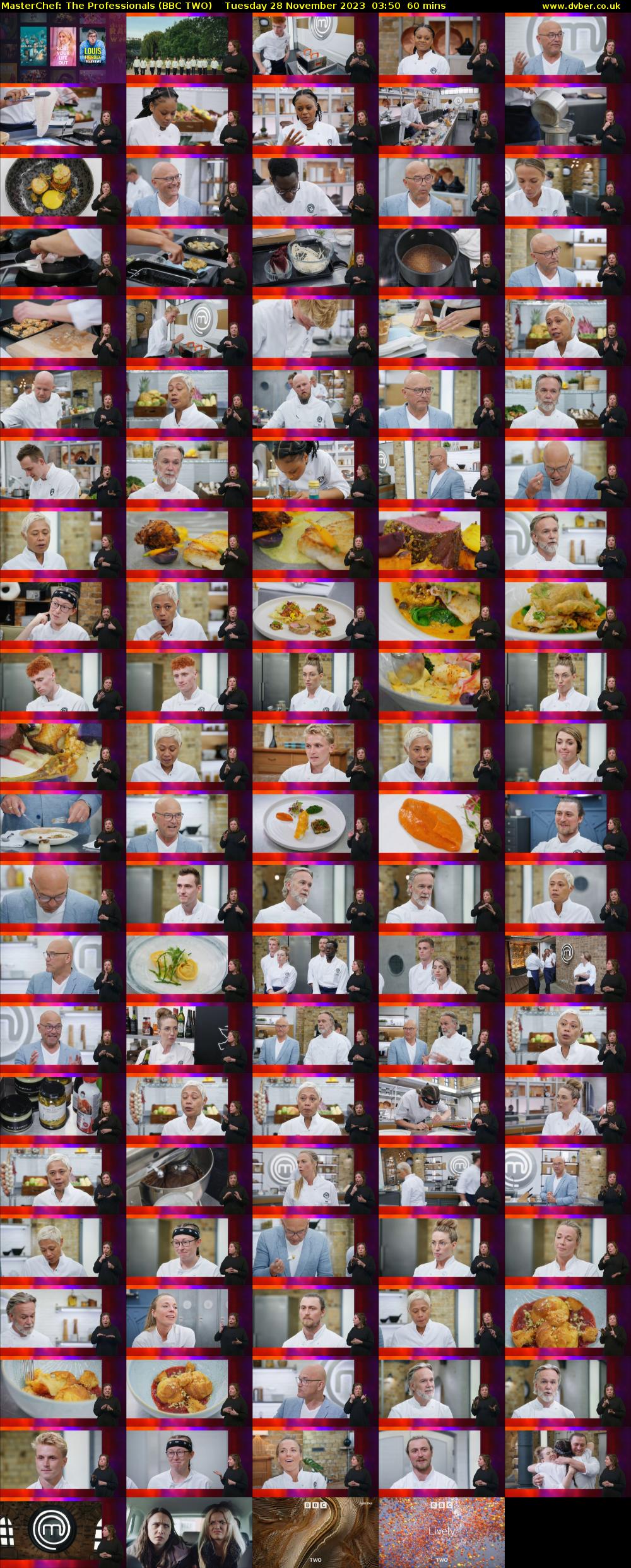 MasterChef: The Professionals (BBC TWO) Tuesday 28 November 2023 03:50 - 04:50