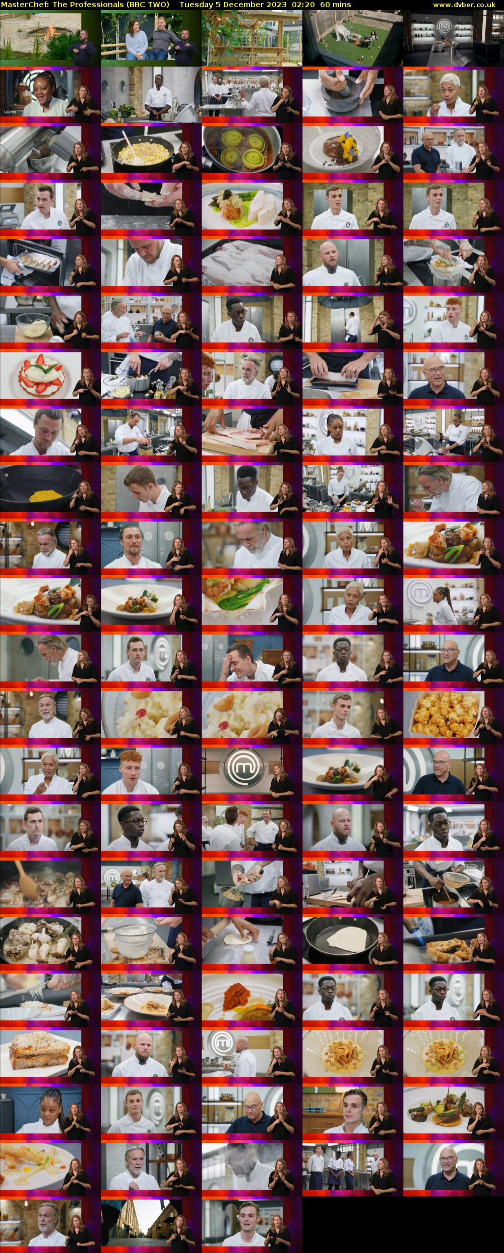 MasterChef: The Professionals (BBC TWO) Tuesday 5 December 2023 02:20 - 03:20