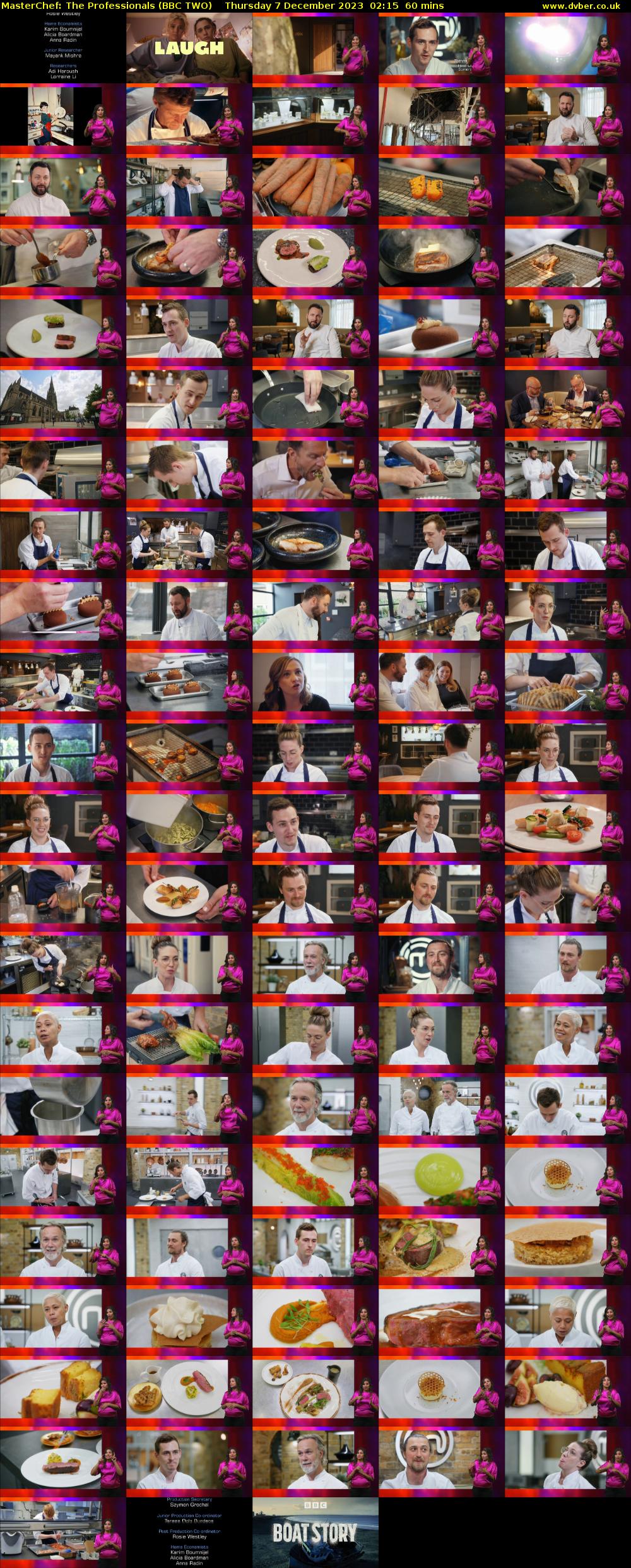 MasterChef: The Professionals (BBC TWO) Thursday 7 December 2023 02:15 - 03:15
