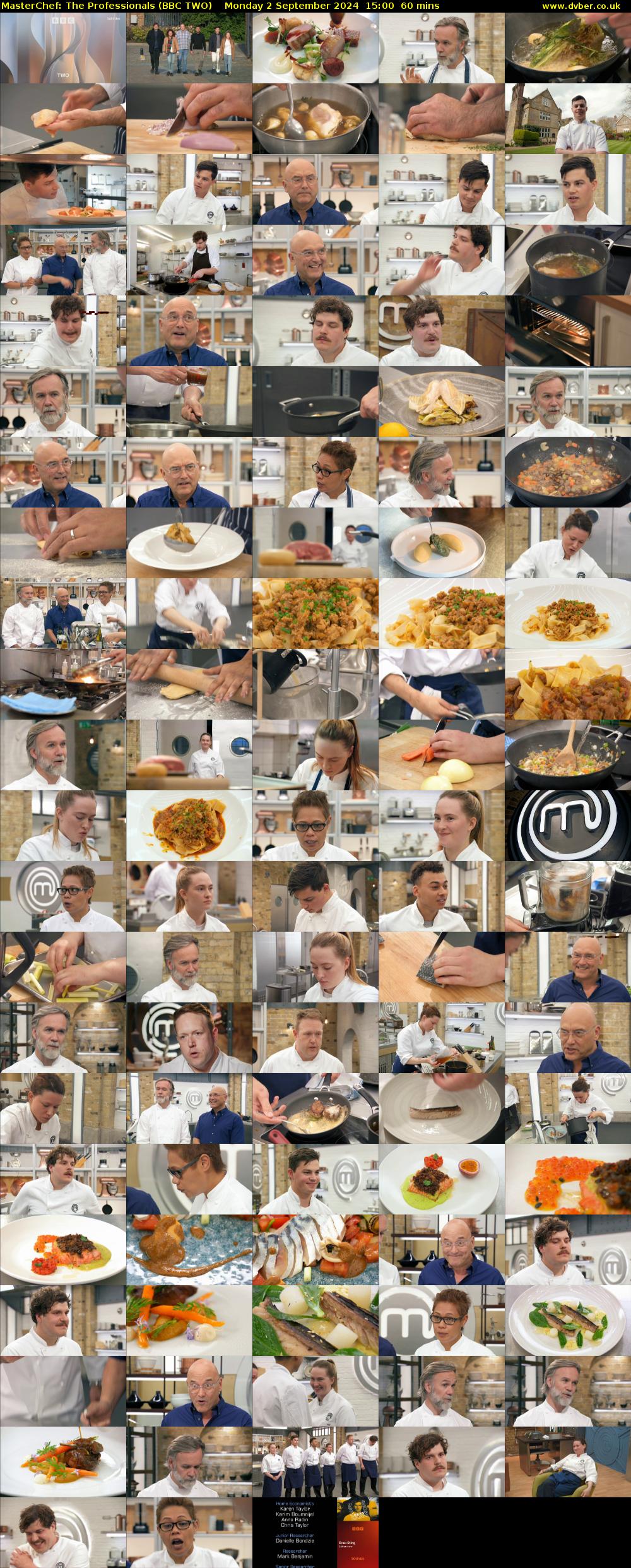 MasterChef: The Professionals (BBC TWO) Monday 2 September 2024 15:00 - 16:00