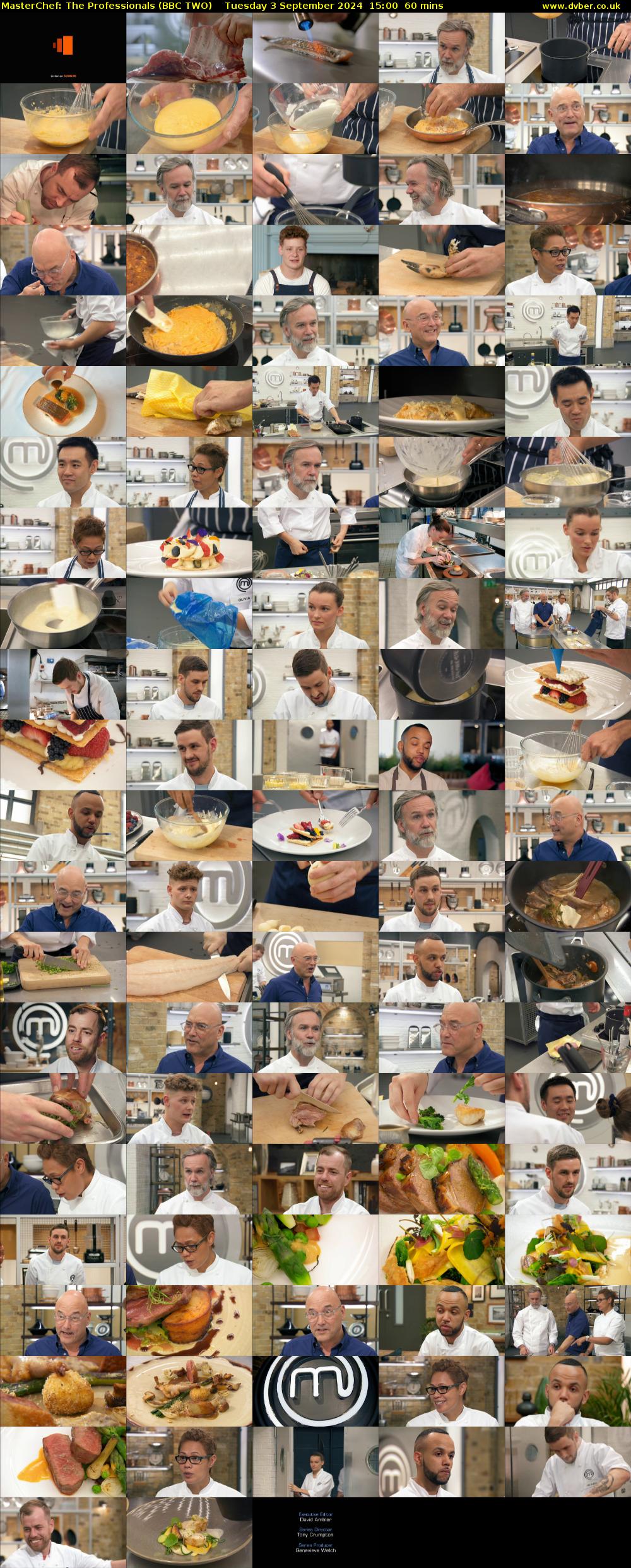 MasterChef: The Professionals (BBC TWO) Tuesday 3 September 2024 15:00 - 16:00