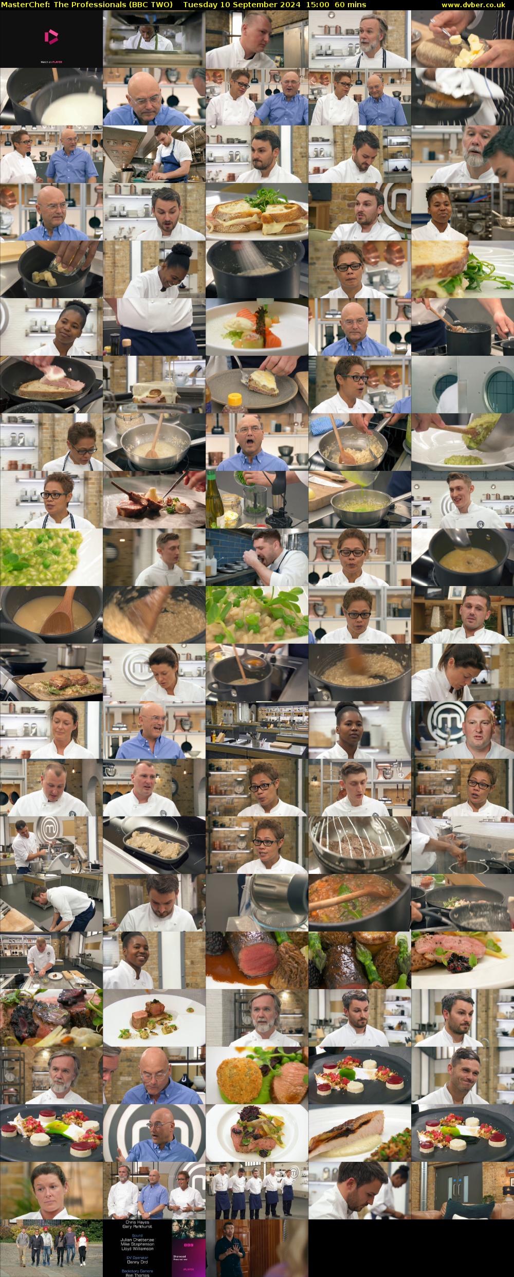 MasterChef: The Professionals (BBC TWO) Tuesday 10 September 2024 15:00 - 16:00