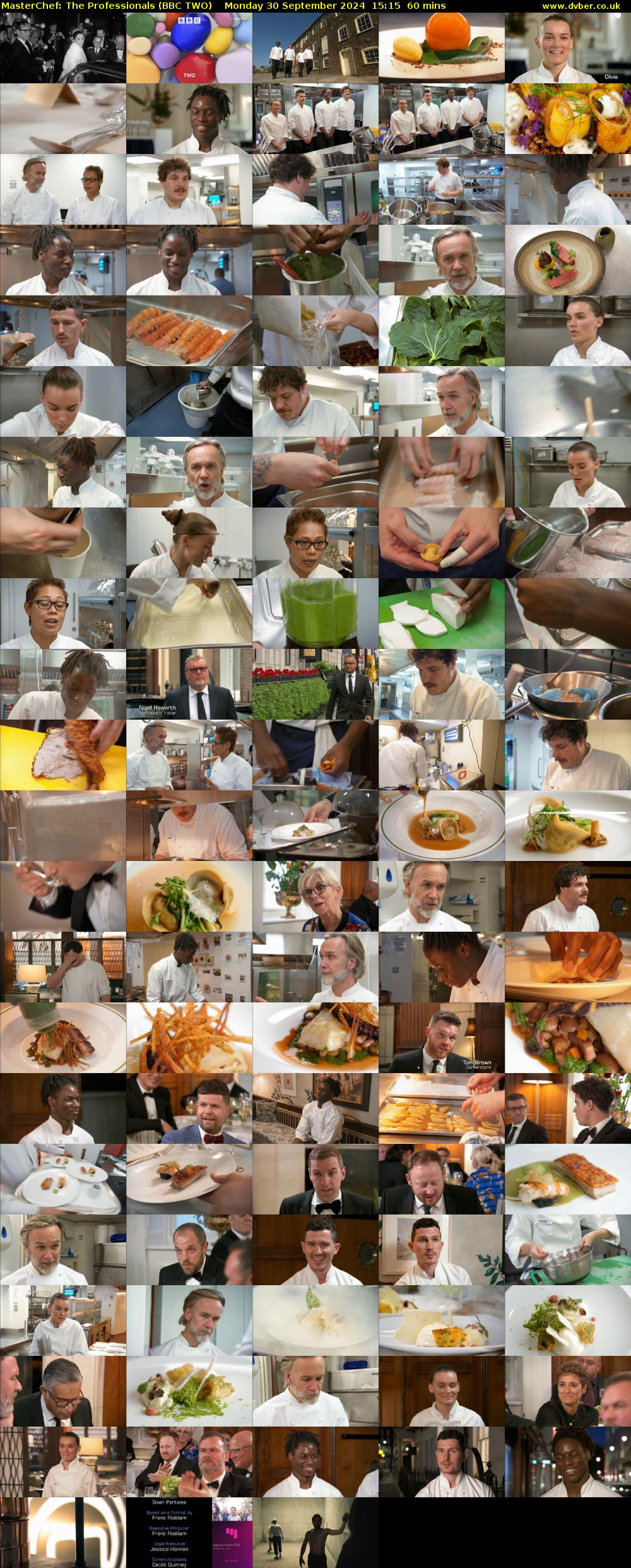 MasterChef: The Professionals (BBC TWO) Monday 30 September 2024 15:15 - 16:15