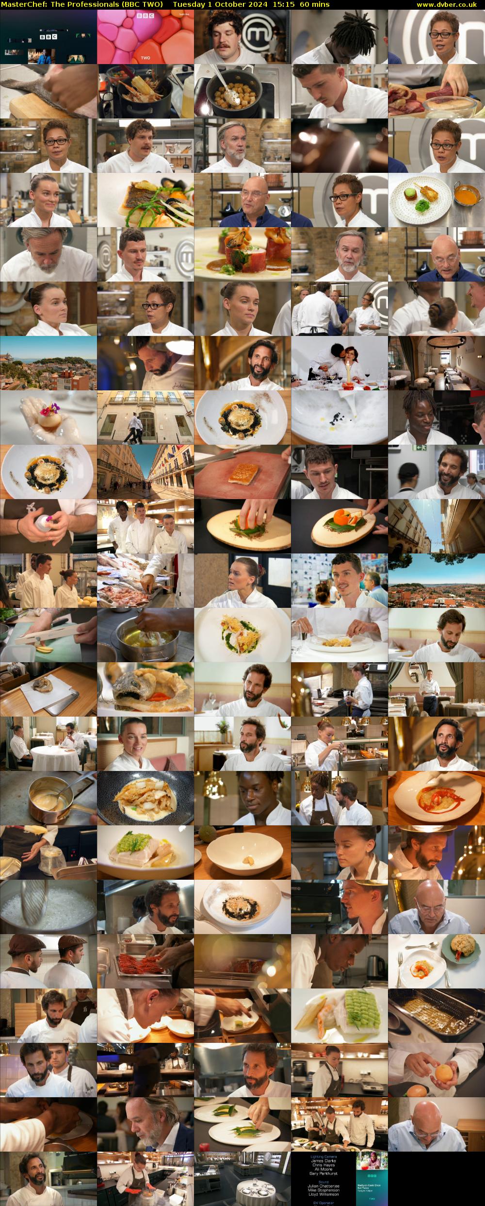 MasterChef: The Professionals (BBC TWO) Tuesday 1 October 2024 15:15 - 16:15