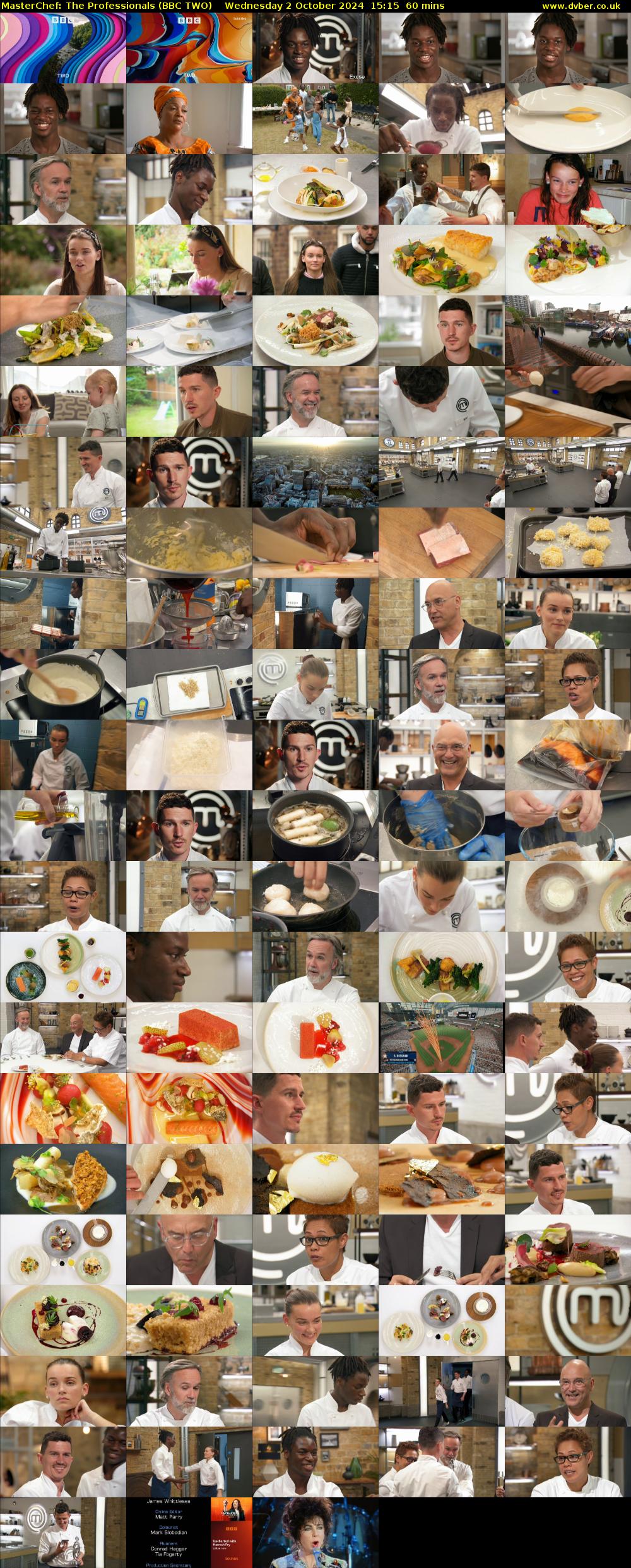 MasterChef: The Professionals (BBC TWO) Wednesday 2 October 2024 15:15 - 16:15