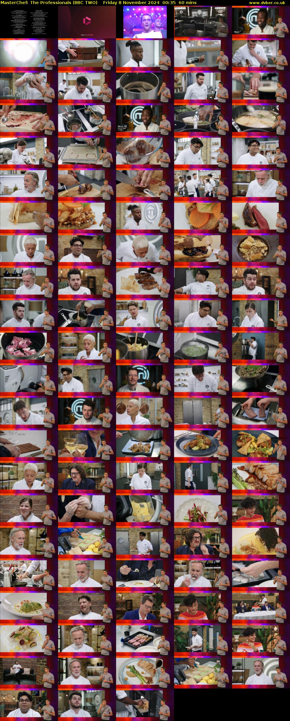 MasterChef: The Professionals (BBC TWO) Friday 8 November 2024 00:35 - 01:35