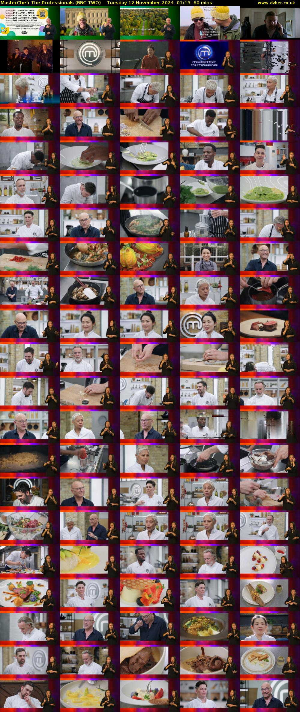 MasterChef: The Professionals (BBC TWO) Tuesday 12 November 2024 01:15 - 02:15