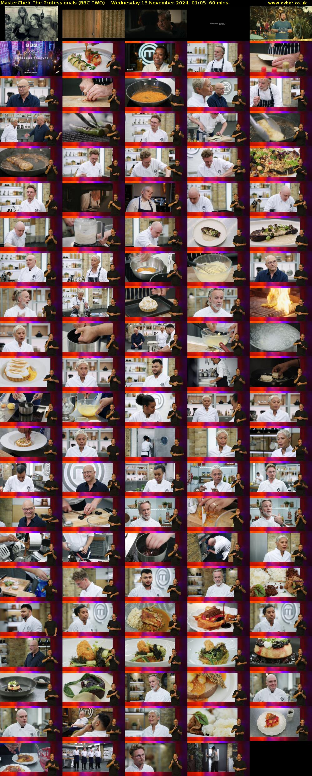 MasterChef: The Professionals (BBC TWO) Wednesday 13 November 2024 01:05 - 02:05