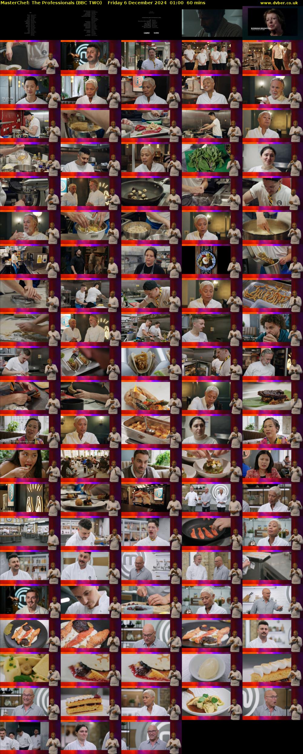 MasterChef: The Professionals (BBC TWO) Friday 6 December 2024 01:00 - 02:00