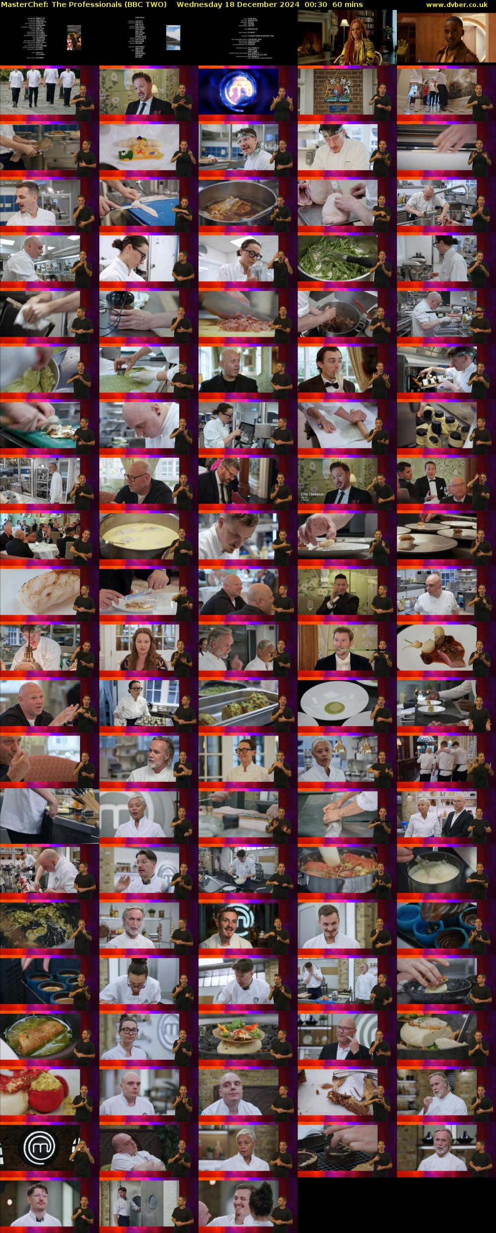 MasterChef: The Professionals (BBC TWO) Wednesday 18 December 2024 00:30 - 01:30