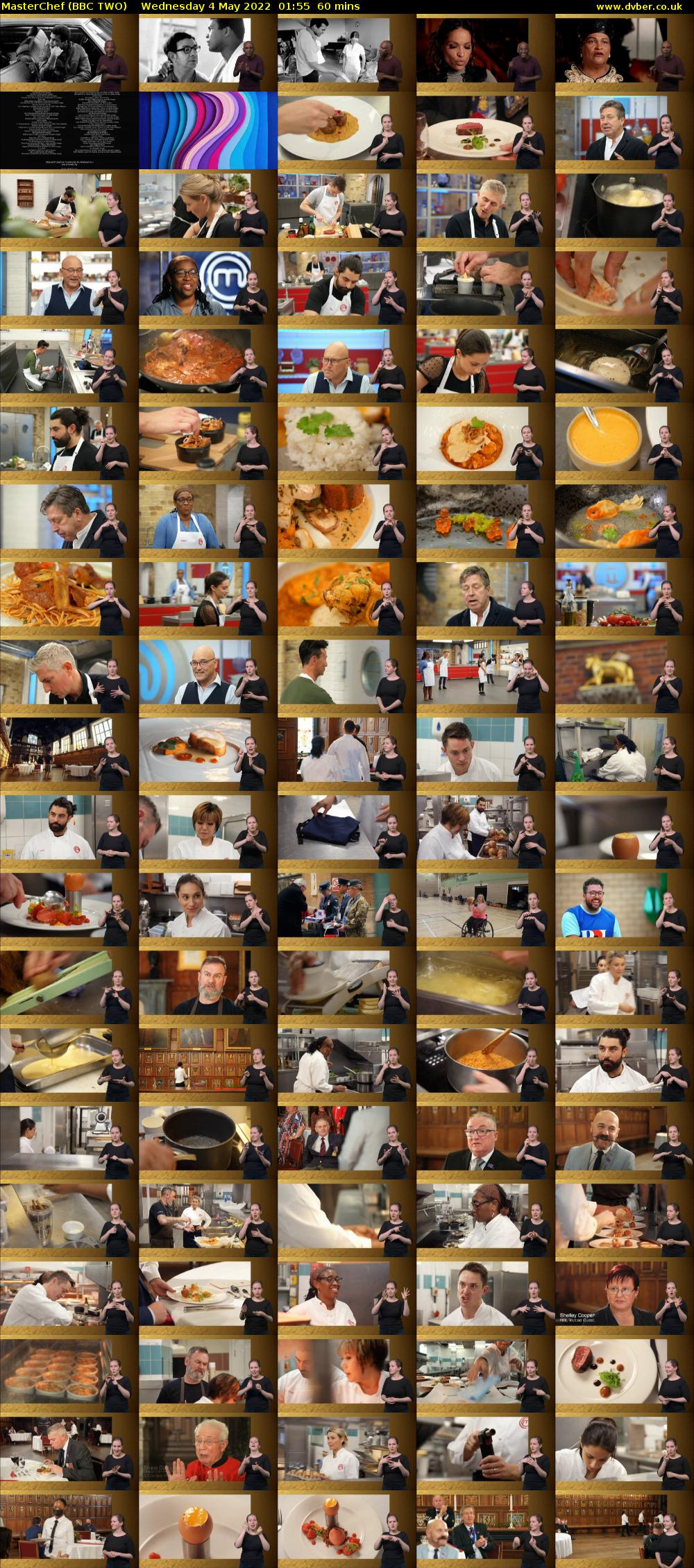 MasterChef (BBC TWO) Wednesday 4 May 2022 01:55 - 02:55