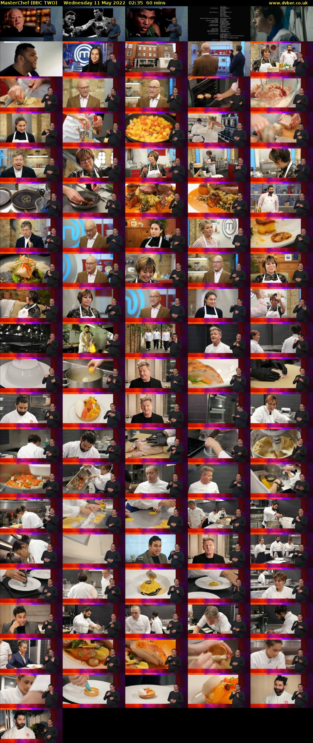 MasterChef (BBC TWO) Wednesday 11 May 2022 02:35 - 03:35