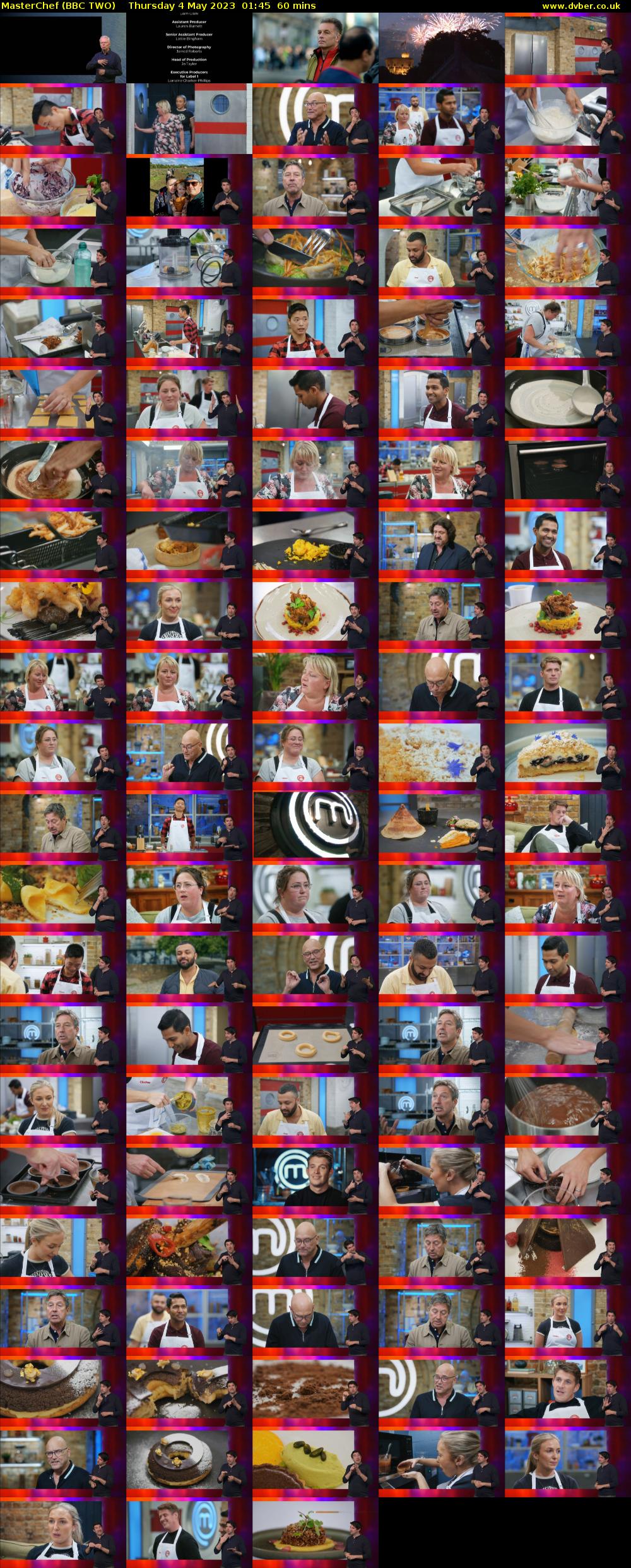 MasterChef (BBC TWO) Thursday 4 May 2023 01:45 - 02:45