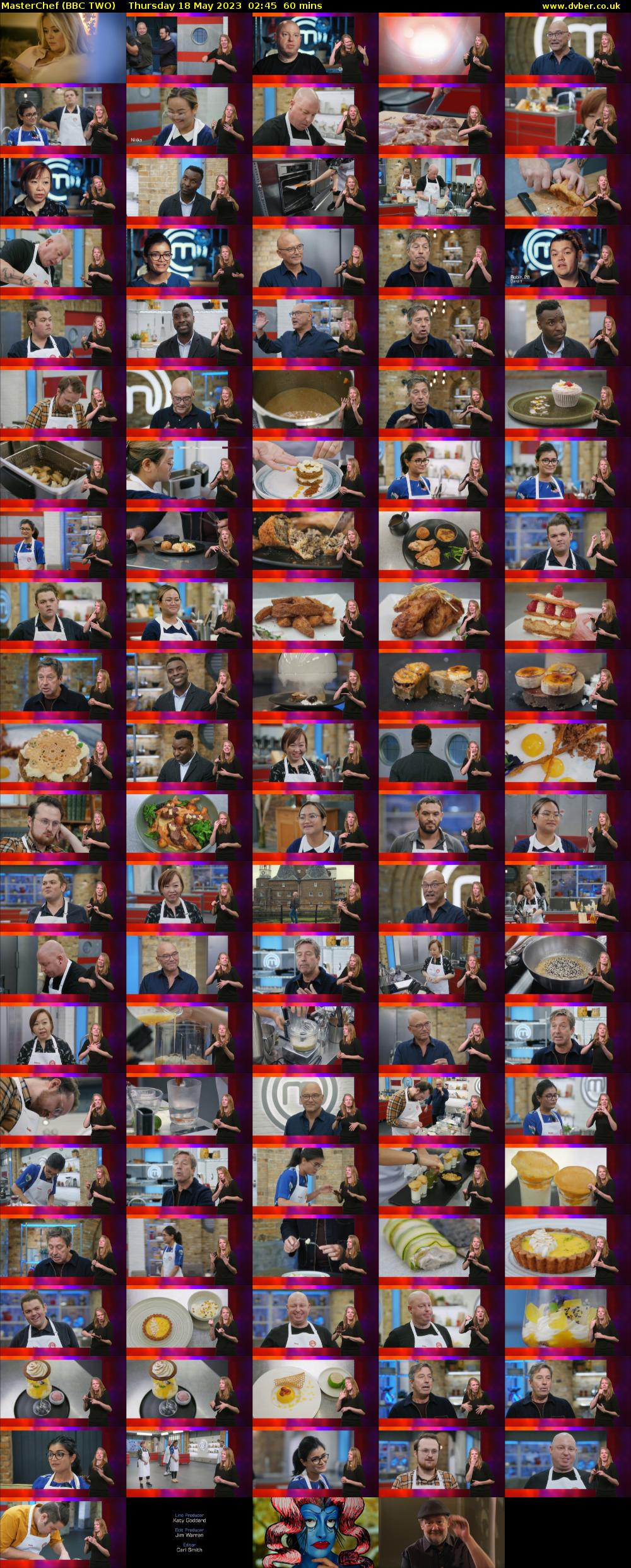 MasterChef (BBC TWO) Thursday 18 May 2023 02:45 - 03:45