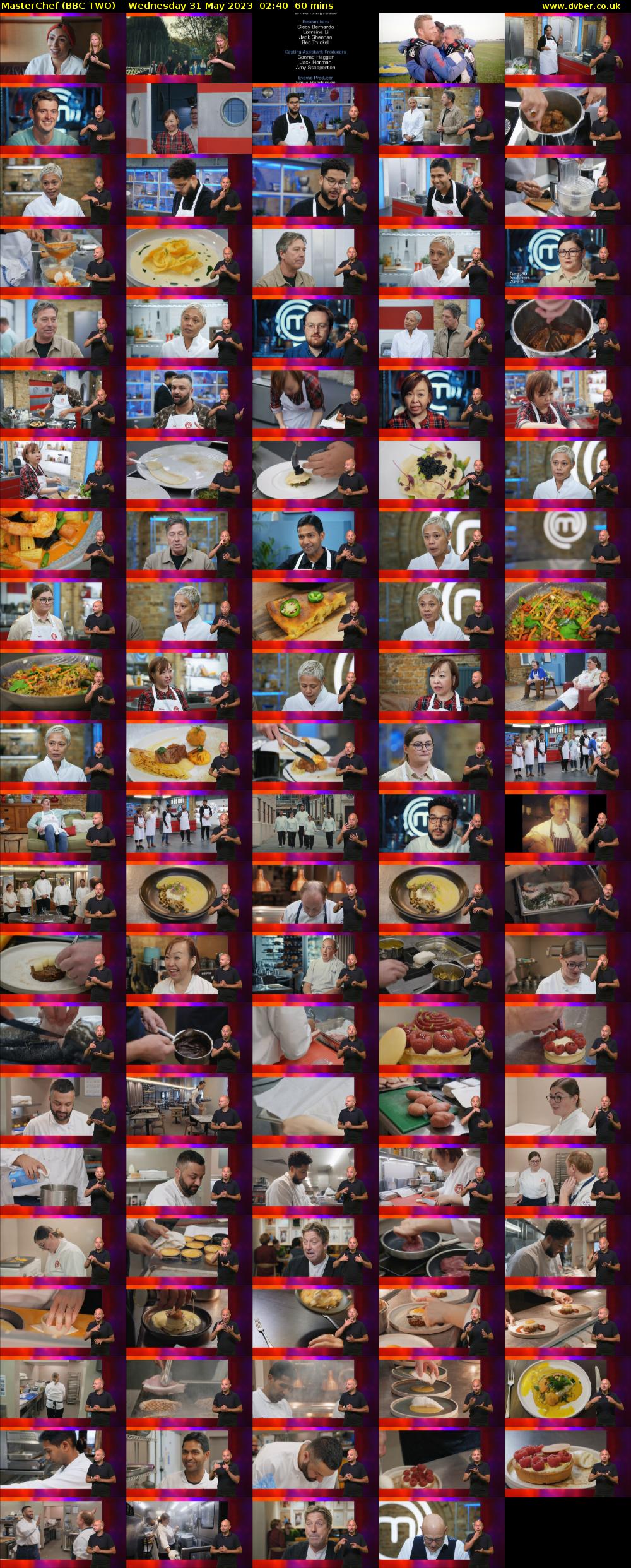 MasterChef (BBC TWO) Wednesday 31 May 2023 02:40 - 03:40