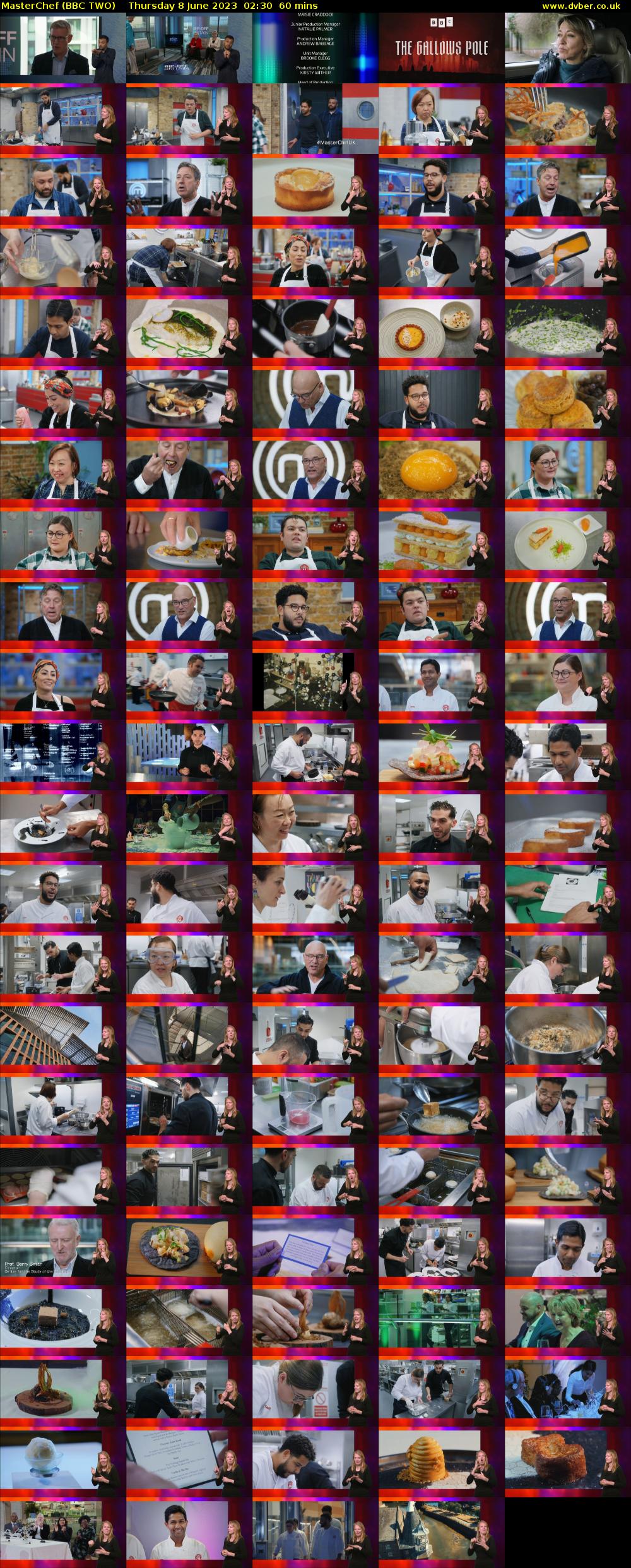 MasterChef (BBC TWO) Thursday 8 June 2023 02:30 - 03:30
